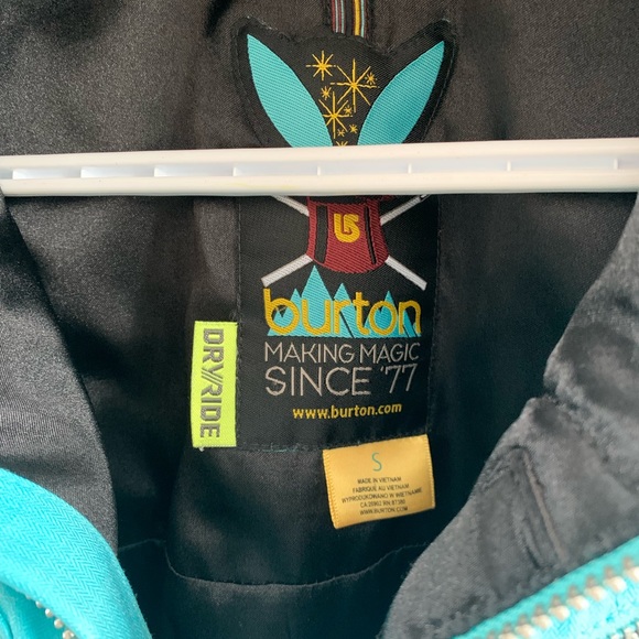 Bright Blue Burton Jacket - Picture 5 of 5